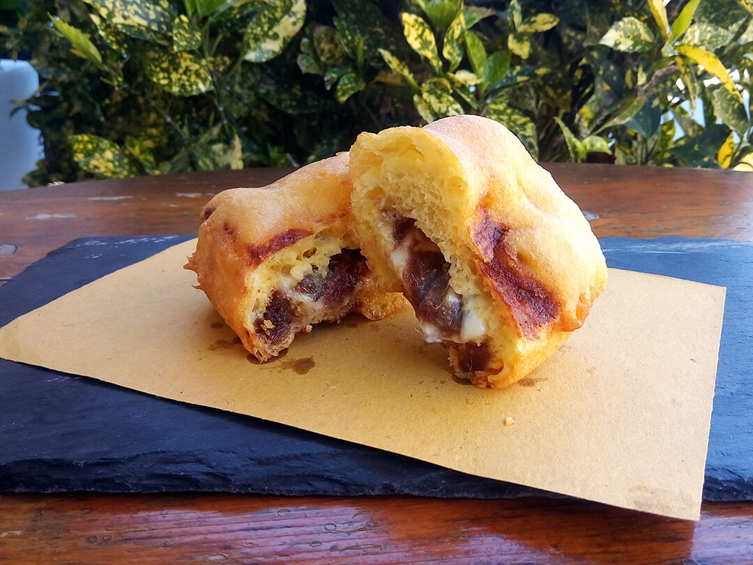 Mozzarella in carrozza with Panettone - Martino Scarpa - Insolito Panettone
