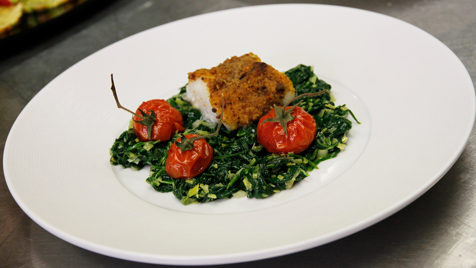 Desalted Cod Heart in Panettone Panure - Franco Favaretto - Insolito Panettone