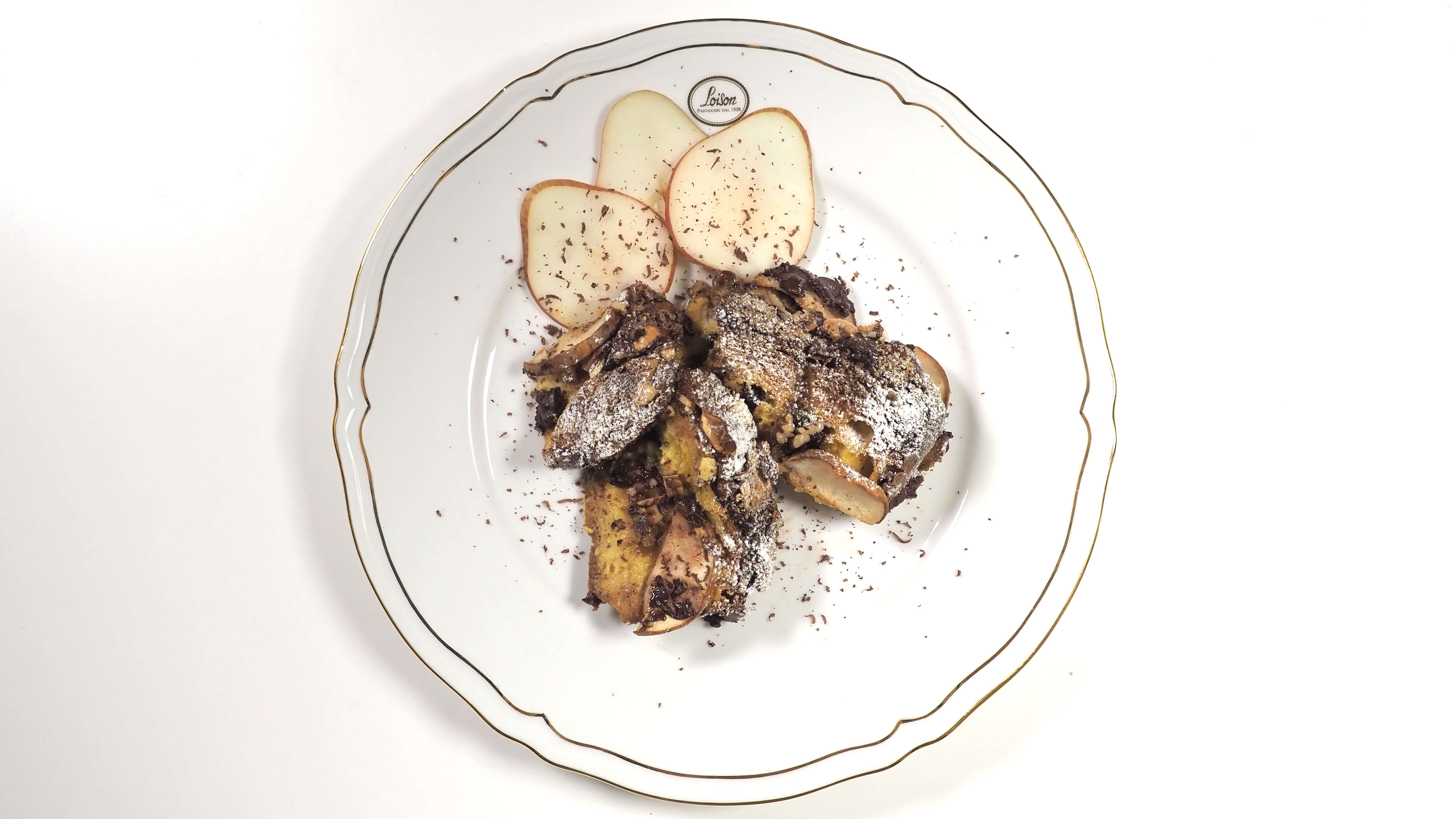 Veneziana Pudding with pears and pecans - Insolito Panettone
