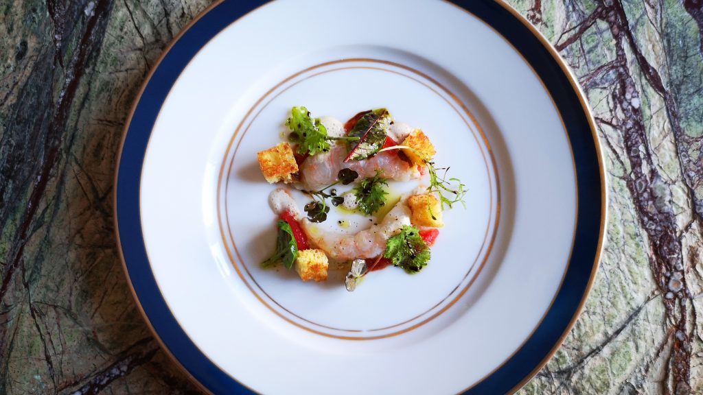 Smoked Prawns with Panettone – Matteo Grandi - Insolito Panettone