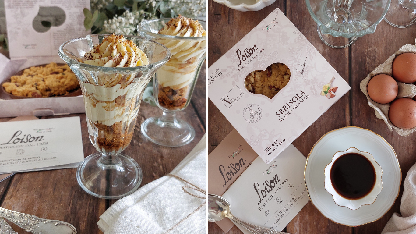 Tiramisù with Sbrisola - Insolito Panettone